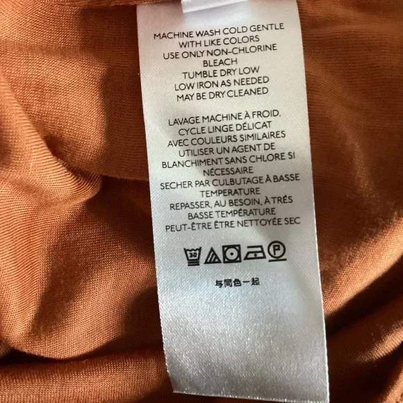 NEW Maeve by Anthropologie Dress Midi Burnt Orange NWT XS - Picture 5 of 9